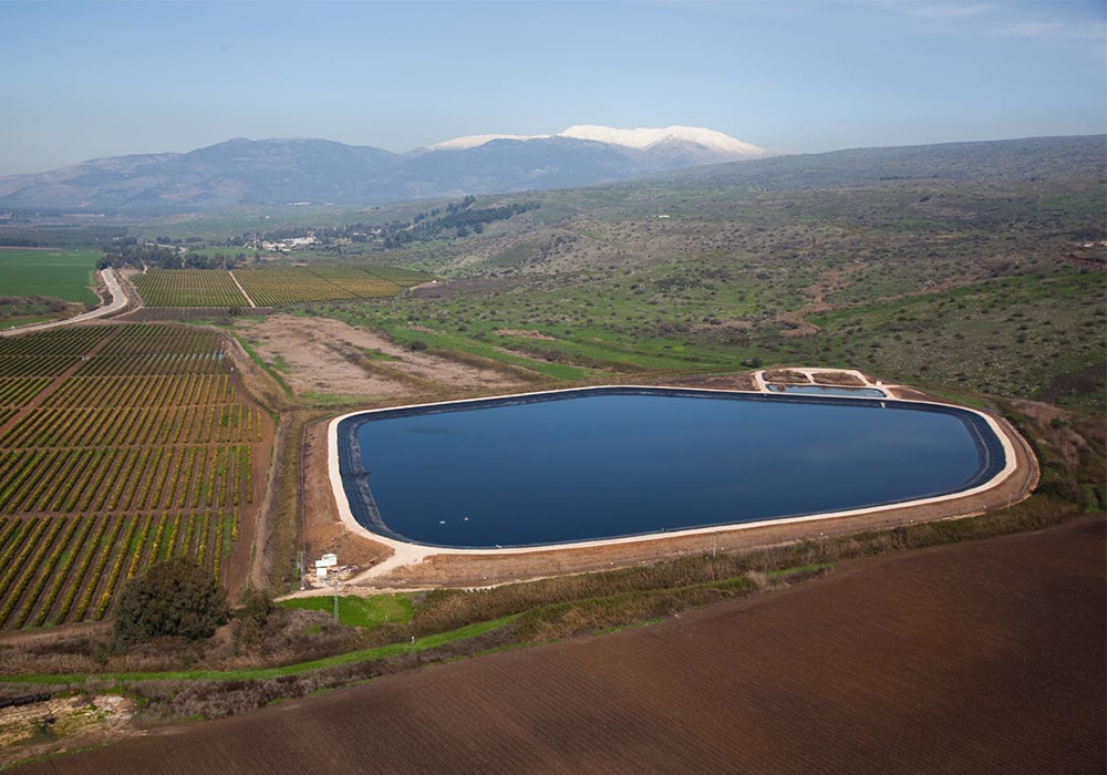 Water reservoirs lining - Gonen water reservoir