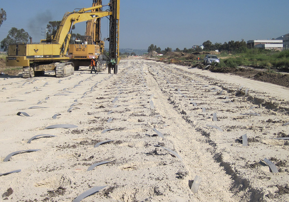 Prefabricated vertical drains (PVDs) for accelerated consolidation of soft soils - Ha'Emek railway