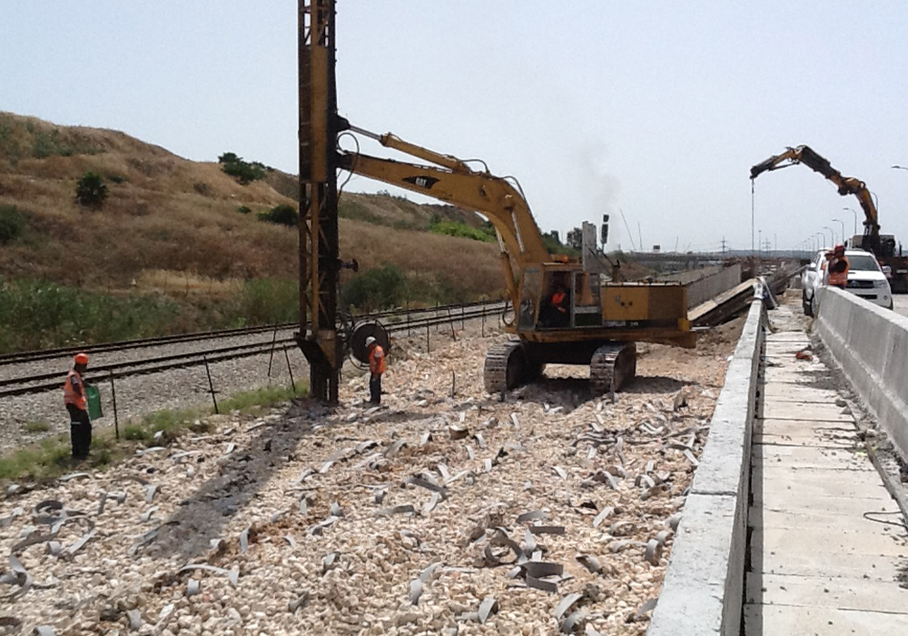 Prefabricated vertical drains (PVDs) for accelerated consolidation of soft soils - Haifa railway