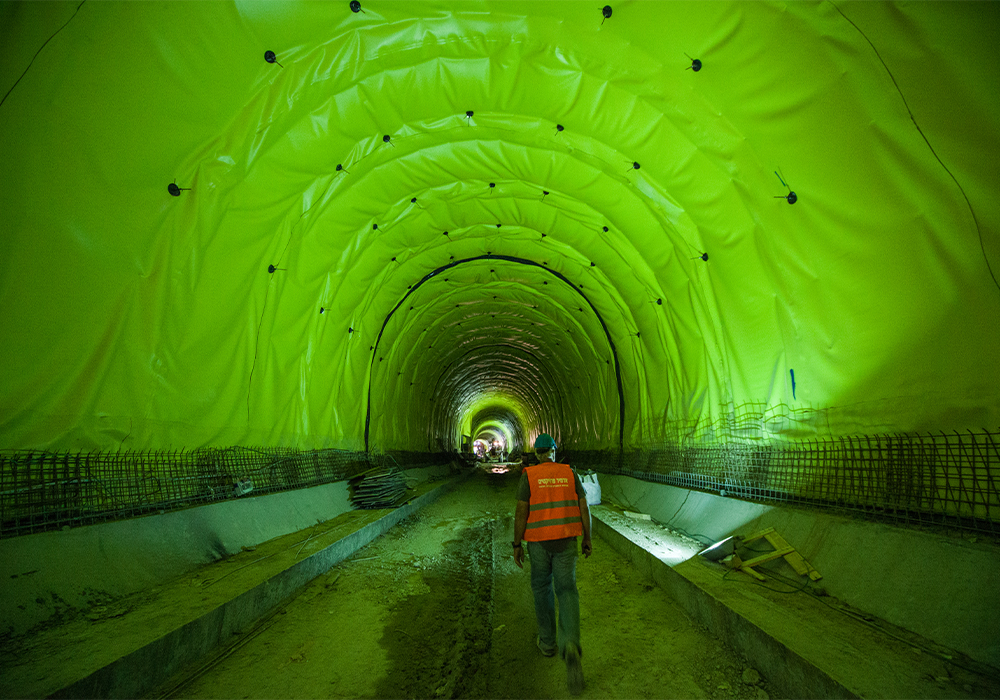 Tunnels waterproofing
